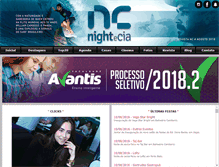 Tablet Screenshot of nightecia.com.br